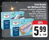 Aktuelles Doraden oder Wolfsbarsch Filets Angebot bei E center in Chemnitz ab 5,99 €