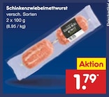 Aktuelle Zwiebelmettwurst Angebote bei Netto Marken-Discount in Hamburg Aktuelles Schinkenzwiebelmettwurst Angebot bei Netto Marken-Discount in Hamburg ab 1,79 €