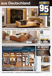 Bett im Möbel Inhofer Prospekt in Augsburg Aktueller Möbel Inhofer Prospekt mit Bett, "95 JAHRE JUBILÄUM", Seite 7