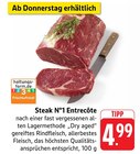 Aktuelles Steak N°1 Entrecôte Angebot bei EDEKA in Frankfurt (Main) ab 4,99 €