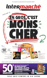 Prospectus Supermarchés Intermarché Super en cours, EN GROS, C'EST MOINS CHER, 36 pages, 03/11/2026 - 15/11/2026 Catalogue Supermarchés Intermarché Super en cours à Couhé et alentours, EN GROS, C'EST MOINS CHER, 36 pages, 03/11/2026 - 15/11/2026