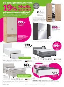Kleiderschrank im mömax Prospekt "19% MwSt. geschenkt - auf fast den gesamten Einkauf" mit 16 Seiten (Koblenz)