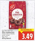 Mini-Lebkuchen im E center Prospekt Mini-Lebkuchen von Gut&Günstig im aktuellen E center Prospekt für 3,49 €