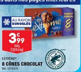 Promo 8 CÔNE CHOCOLAT à 3,99 € dans le catalogue Aldi à Marcorignan
