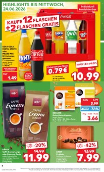 Coca Cola im aktuellen Kaufland Prospekt (Wismar) Coca Cola im Kaufland Prospekt "Hier bin ich richtig" mit 67 Seiten (Wismar)