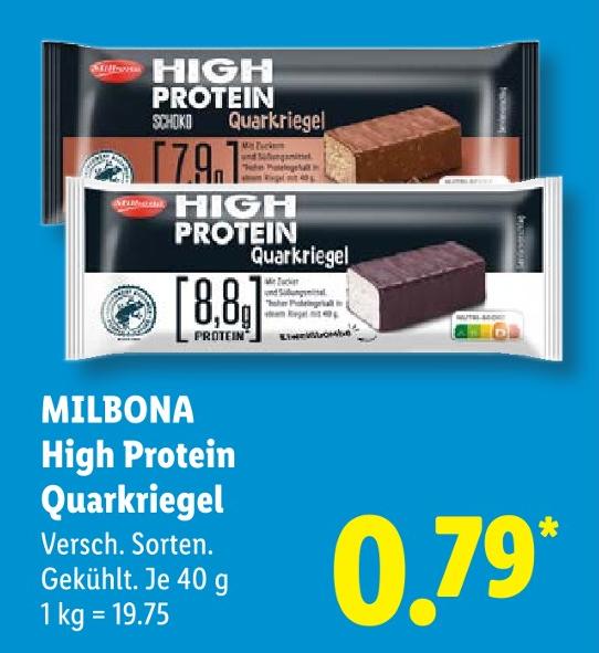 High Protein Quarkriegel