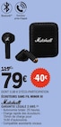 Écouteurs sans fil Minor III - MARSHALL en promo chez E.Leclerc Charenton-le-Pont à 79,00 €