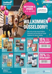 ZooRoyal Prospekt für Düsseldorf: "WILLKOMMEN DÜSSELDORF!", 12 Seiten, 16.07.2026 - 25.07.2026