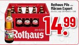 Pils im Angebot bei Trinkgut in Lampertheim Pils Angebote von Rothaus bei Trinkgut Lampertheim für 14,99 €