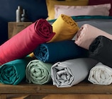 Drap housse Lina coton 57 fils 90×190 cm dans le catalogue Maxi Bazar