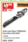 Screwfix Saint-Étienne-au-Mont - Promo Taille-haie filaire ttb824hdc Promo Taille-haie filaire ttb824hdc à 49,99 € dans le catalogue Screwfix à Saint-Étienne-au-Mont