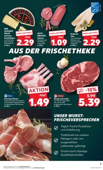 Schweinefleisch im Kaufland Prospekt "EXTRA-ANGEBOTE" mit 8 Seiten (Leipzig)