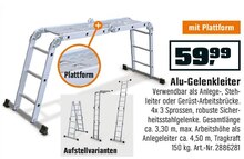 Alu-Gelenkleiter bei OBI in Lünen Alu-Gelenkleiter im Angebot bei OBI Lünen für 59,99 €