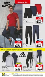 Aktueller Lidl Prospekt mit Sportbekleidung, "LIDL LOHNT SICH", Seite 28