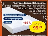 Taschenfederkern-Rollmatratze Angebote bei ROLLER Gronau für 99,99 €