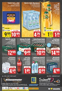 Coca Cola im E center Prospekt "Aktuelle Angebote" mit 26 Seiten (Kleve)