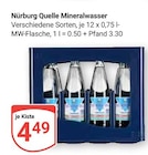 Aktuelle Wasser Angebote bei GLOBUS in Trier Aktuelles Nürburg Quelle Mineralwasser Angebot bei GLOBUS in Trier ab 4,49 €