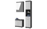Aktuelle Badmöbel Angebote bei Höffner in Moers Aktuelles Badmöbel-Set SCHLOONSEE 3 teilig bestehend aus: Hochschrank Waschbeckenunterschrank Spiegelschrank Schloonsee Angebot bei Höffner in Moers ab 351,00 €
