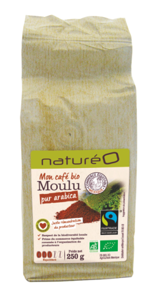 CAFÉ MOULU ÉQUILIBRÉ PUR ARABICA - NaturéO à Vanves CAFÉ MOULU ÉQUILIBRÉ PUR ARABICA en promo chez NaturéO Vanves à 4,15 €