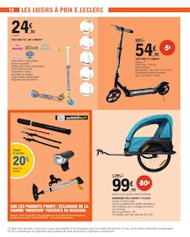 Prix et réduction Vélo Enfant dans le prospectus E.Leclerc en cours Offre Vélo Enfant dans le catalogue E.Leclerc du moment à la page 18