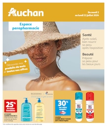 Catalogue Supermarchés Auchan Hypermarché en cours à Angers et alentours, Espace parapharmacie, 12 pages, 02/07/2024 - 22/07/2024