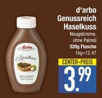 Genussreich Haselkuss von d'arbo im aktuellen EDEKA Prospekt für 3,99 €