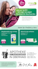 mea - meine apotheke Apotheken Prospekt der aktuellen Woche mit 4 Seiten, gültig von 01.03.2026 bis 31.03.2026, in Kemmern und Umgebung Aktueller mea - meine apotheke Apotheken Prospekt in Kemmern und Umgebung, "Unsere März-Angebote" mit 4 Seiten, 01.03.2026 - 31.03.2026