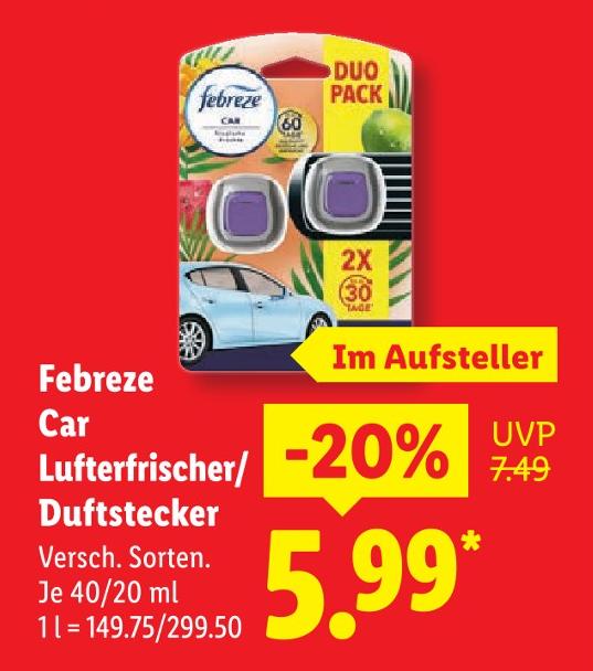 Car Lufterfrischer/Duftstecker