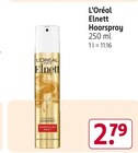 Aktuelles Elnett Haarspray Angebot bei Rossmann in Krefeld ab 2,79 €
