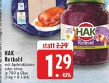 Aktuelle Äpfel Angebote bei EDEKA in Mülheim (Ruhr) Aktuelles Rotkohl Angebot bei EDEKA in Mülheim (Ruhr) ab 1,29 €