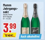 Jahrgangssekt im Angebot bei Trinkgut in Beckum Jahrgangssekt Angebote von Mumm bei Trinkgut Beckum für 3,99 €