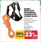 SÉLECTION DE HARNAIS, LAISSES ET DE LONGES WALK - BOBBY dans le catalogue Animalis