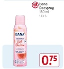 Deospray Soft Blossom von Isana für 0,75 € bei Rossmann im Angebot Deospray Soft Blossom von Isana im aktuellen Rossmann Prospekt