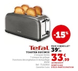 Toaster Equinox - Tefal en promo chez Super U Boulogne-Billancourt à 33,99 €