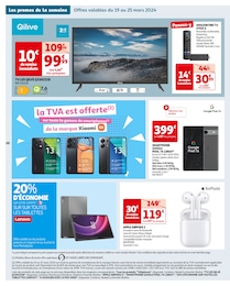 Offre Tv Led dans le catalogue Auchan Hypermarché du moment à la page 69