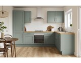 Cuisine "Coline" vert sauge à Brico Dépôt dans Brissy-Hamégicourt