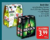 Bier Angebote von Beck's bei Marktkauf Oschatz für 3,99 €