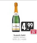 Sekt im Angebot bei Hieber in Freiburg Sekt Angebote von Superb bei Hieber Freiburg für 4,99 €
