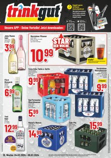 Aktueller Trinkgut Prospekt "Aktuelle Angebote" Seite 1 von 6 Seiten für Lippstadt