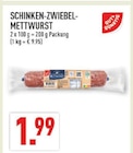 Aktuelle Mettwurst Angebote bei Marktkauf in Dortmund Aktuelles Schinken-Zwiebel-Mettwurst Angebot bei Marktkauf in Dortmund ab 1,99 €