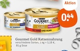 Gold Katzennahrung Angebote von Gourmet bei tegut Würzburg für 0,44 €