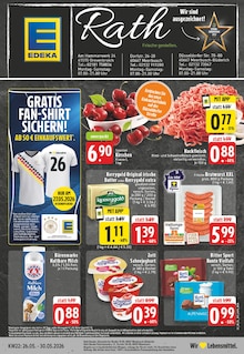 EDEKA Prospekt der Woche "Aktuelle Angebote" Seite 1, 26.05.2026 bis 30.05.2026 für Meerbusch Aktueller EDEKA Prospekt "Aktuelle Angebote" Seite 1 von 26 Seiten für Meerbusch