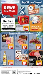 REWE Prospekt "Dein Markt" für Oberhausen, 32 Seiten, 01.07.2024 - 06.07.2024