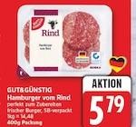 Hamburger vom Rind von Gut&Günstig im aktuellen EDEKA Prospekt