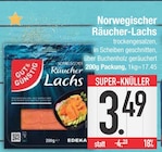 EDEKA - Norwegischer Räucher-Lachs Angebot im Prospekt Norwegischer Räucher-Lachs bei EDEKA im Prospekt "" für 3,49 €