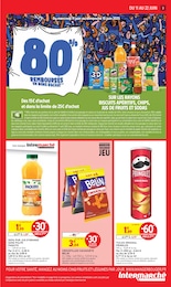 Prix et réduction Pringles dans le prospectus Intermarché en cours Offre Pringles dans le catalogue Intermarché du moment à la page 3