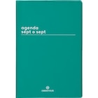 Agenda scolaire semainier Oberthur Collection Boréal Septembre 2026 à Septembre 2027 10 x 15 cm Vert - Oberthur en promo chez Fnac Agenda scolaire semainier Oberthur Collection Boréal Septembre 2026 à Septembre 2027 10 x 15 cm Vert - Oberthur dans le catalogue Fnac
