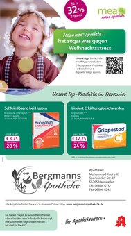 Aktueller mea - meine apotheke Prospekt "Unsere Dezember-Angebote" Seite 1 von 4 Seiten