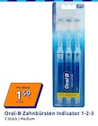 Zahnbürsten Indicator 1-2-3 von Oral-B im aktuellen Action Prospekt für 1,59 €