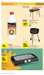 Prix et réduction Barbecue Sur Pieds Électrique dans le prospectus Carrefour Market en cours Offre Barbecue Sur Pieds Électrique dans le catalogue Carrefour Market du moment à la page 54